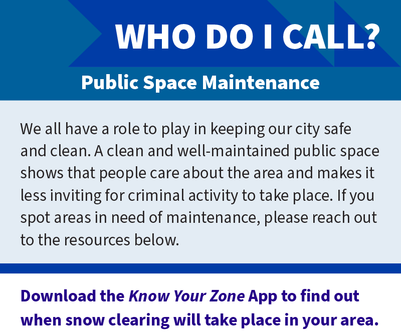 Public maintenance