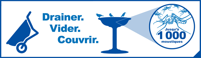 Drainer, Vider, Couvrir