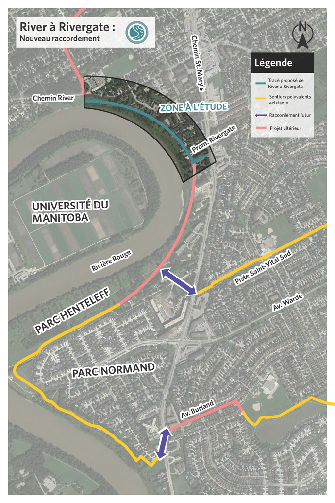 Carte de la zone à l’étude