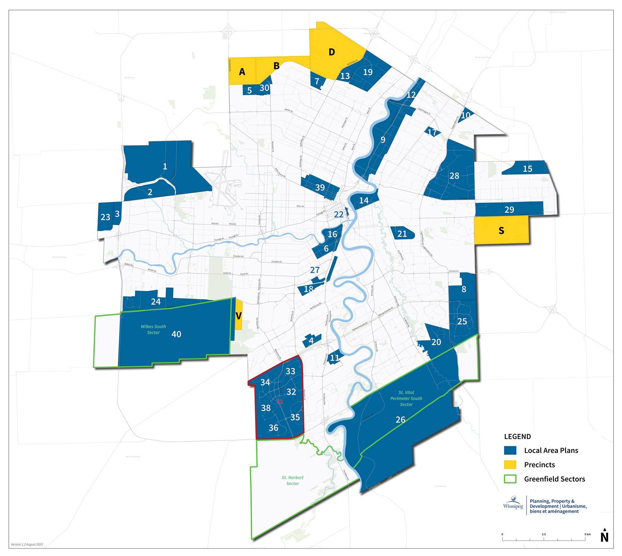 Local area plan map