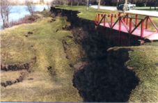 riverbank failure