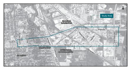 Marion Study Area Map. Select this image to see a full-size version.