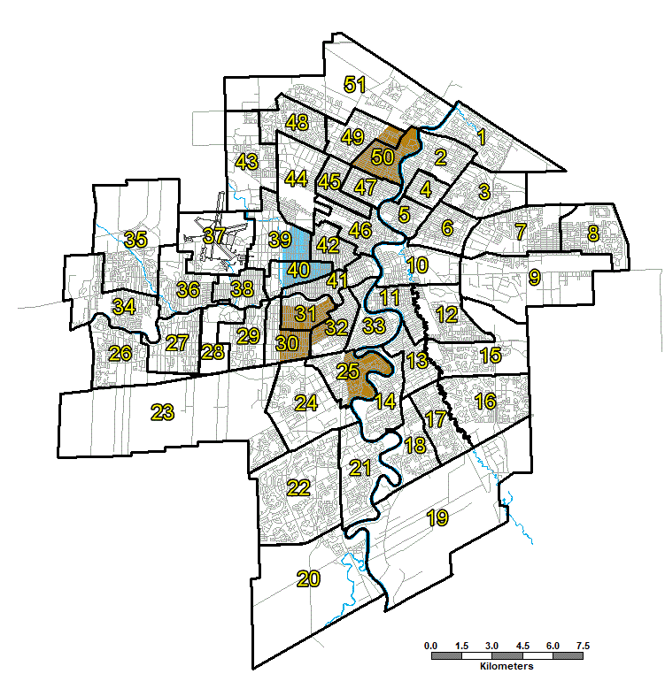 Cankerworm Control Program Map