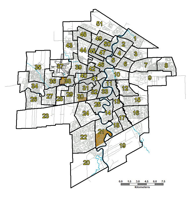 Cankerworm Control Program Map