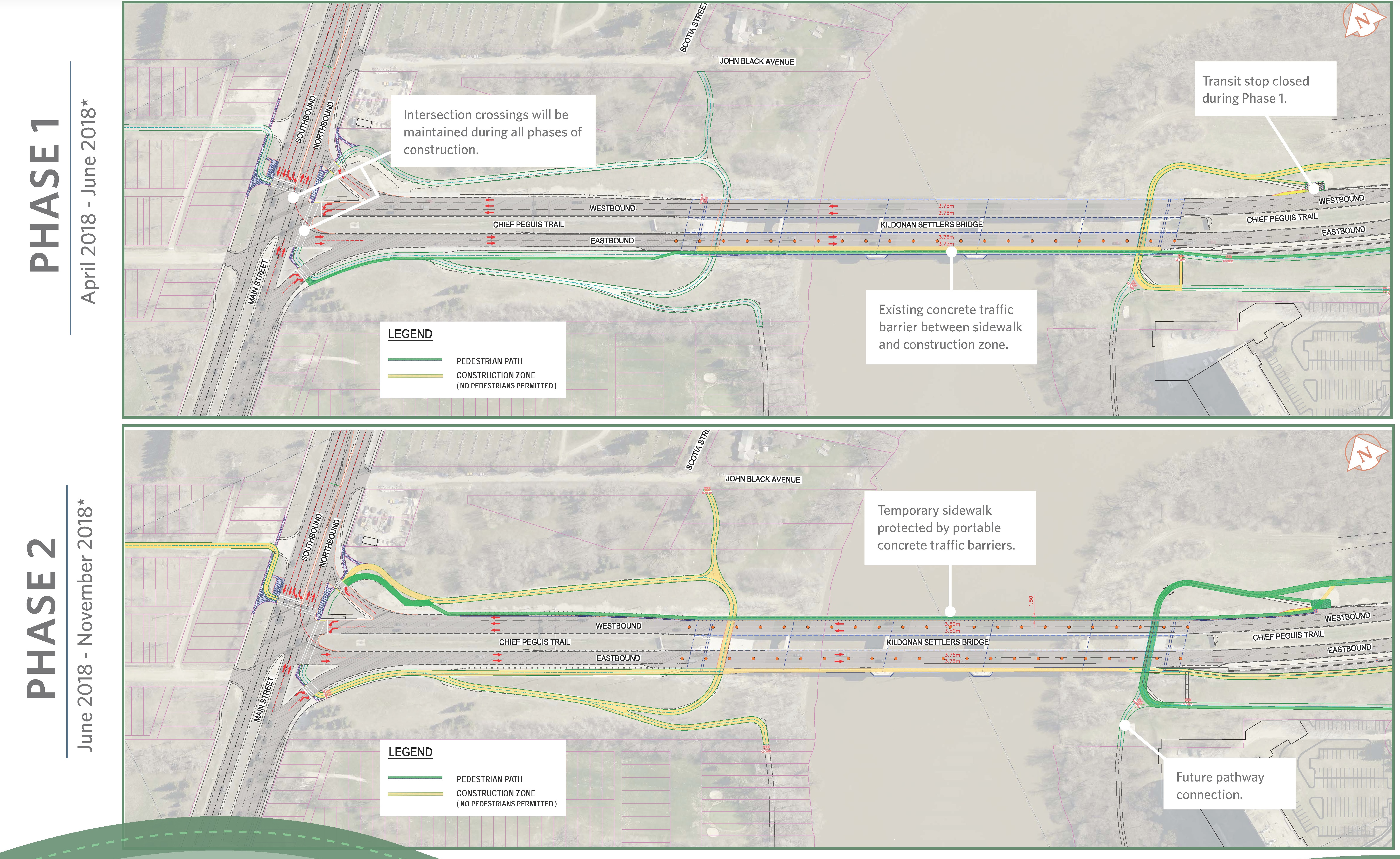 Pedestrian Access During Construction - WEST