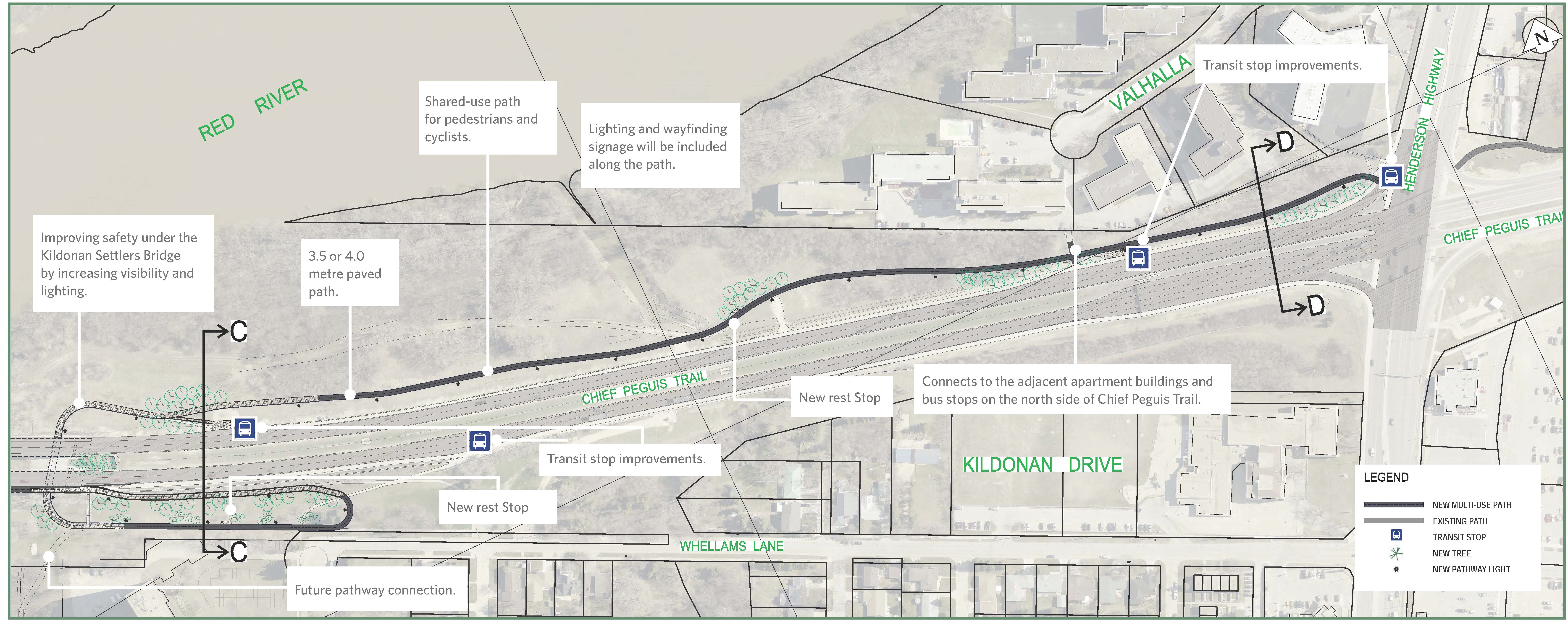 Design: Kildonan Settlers Bridge to Henderson Hwy.