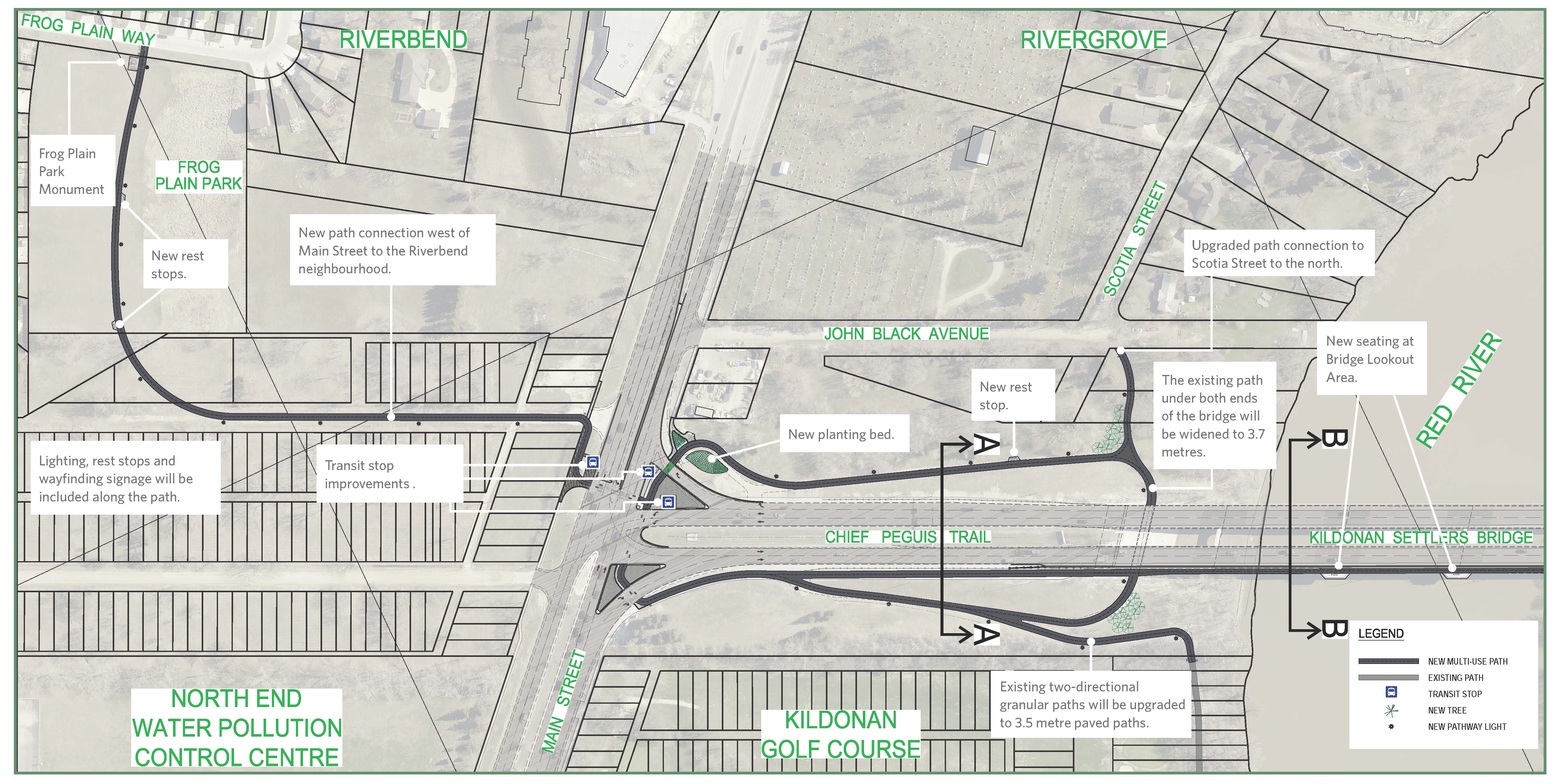 Design: Main Street To Kildonan Settlers Bridge