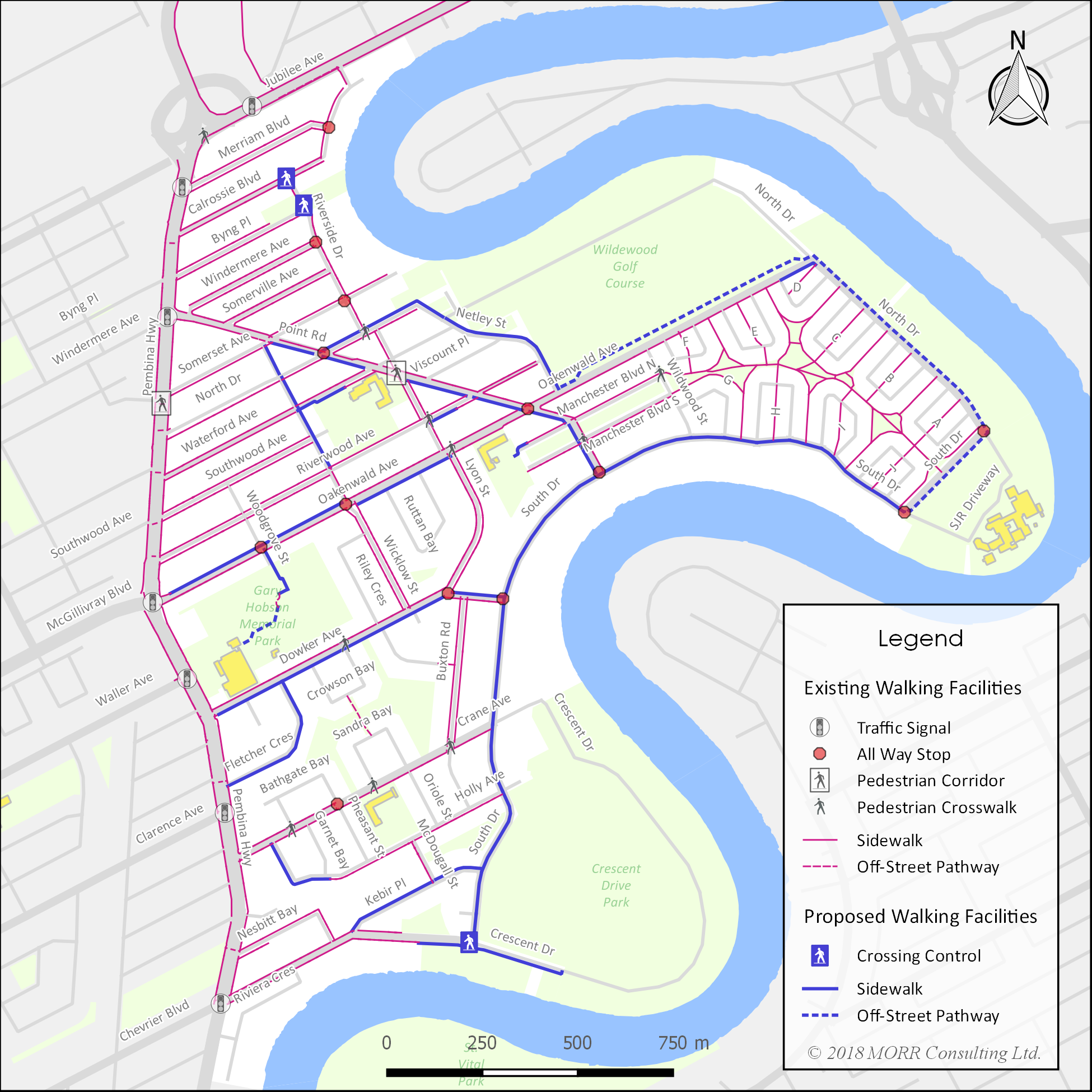 proposed walking improvements