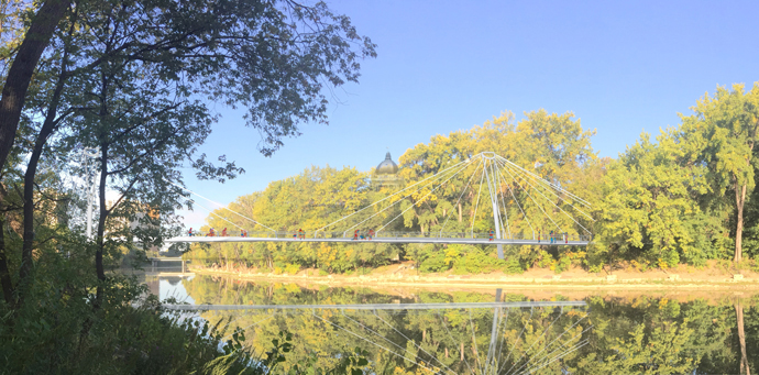 Osborne to Downtown Walk Bike Bridge and Connections
