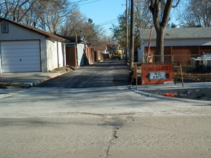 Back lane