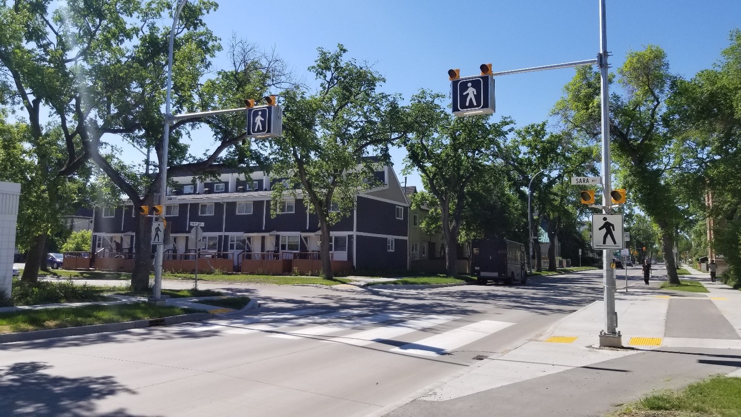 Pedestrian Corridor-Overhead Beacon