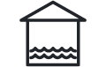 Basement flooding icon