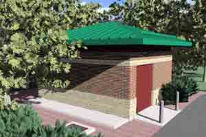 Sketch of proposed Crane pumping station