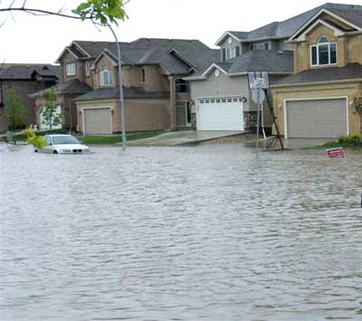 Photo of street flooding