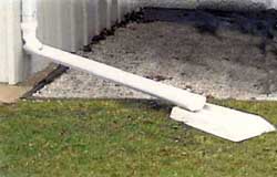 Properly placed downspout photo 2