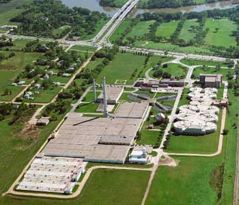 Aerial view of NEWPCC