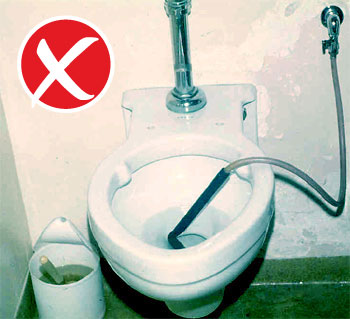 Typical cross connection