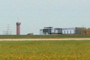 Artist conceptual image of water treatment plant