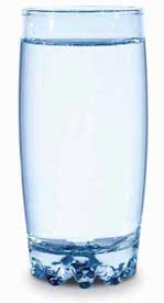 Photo of a glass of water